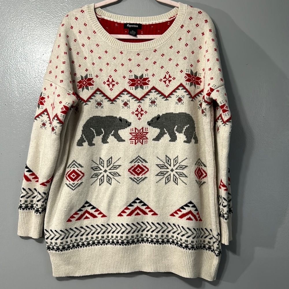 Repartee polar bear festive sweater